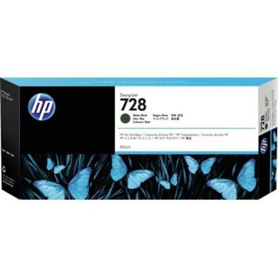 HP HP Ink No 728 HP728 HP 728 Matt Black Schwarz (F9J68A)