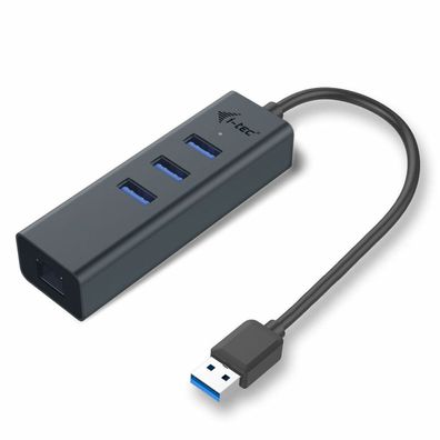 Usb-A Metal Hub 3 Port Giga (Anthrazit)