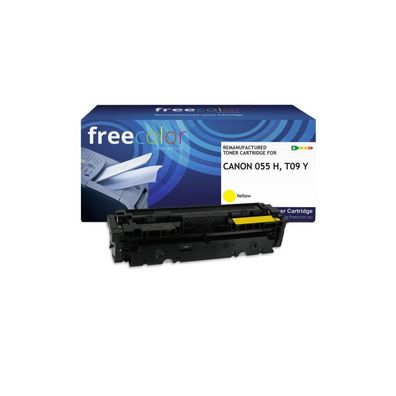 Freecolor Toner Canon 055H (3017C002) yellow 5600 Seiten remanufactured