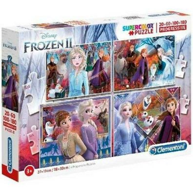 Clementoni 20 + 60 + 100 + 180 Ps Puzzles Frozen 21411X6