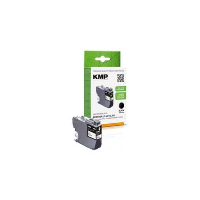 KMP Patrone Brother MFC-J1010DW LC421XLBK black 500S. 14ml remanufactured