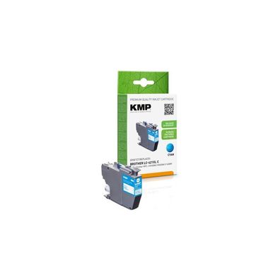 KMP Patrone Brother MFC-J1010DW LC421XLC cyan 500S. 7ml remanufactured