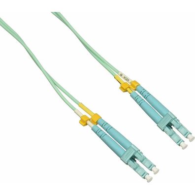 LWL Kabel UOC-5 LC-LC Multi OM3 (türkis, 5 Meter)