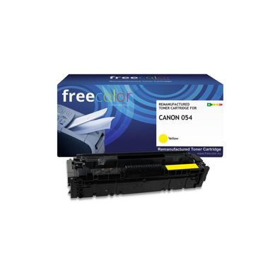Freecolor Toner Canon 054 (3021C002) yellow 1200 Seiten remanufactured