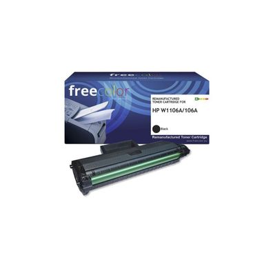 Freecolor Toner HP 106A (W1106A) black 3000 Seiten remanufactured