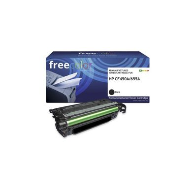Freecolor Toner HP 655A (CF450A) black 12500 Seiten remanufactured