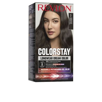 Revlon Colorstay Longwear Cream Color 3-Castaño Oscuro 4 U