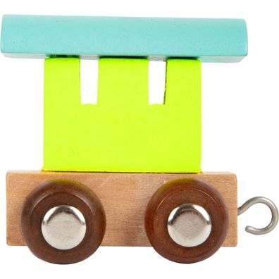 Buchstabenzug Waggon, bunt