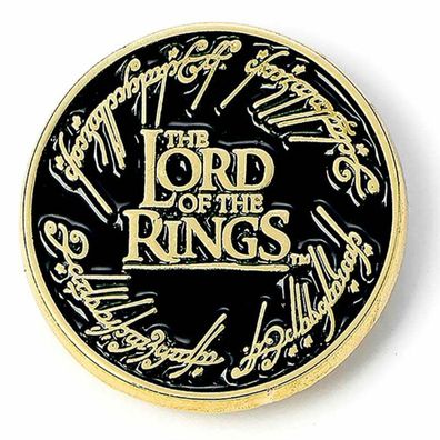 Gold Herr der Ringe Logo Pin