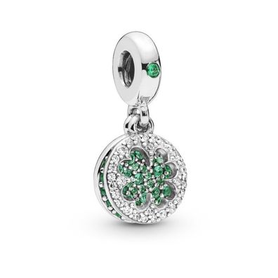 Pandora Jewelry Mod. Quadrifoglio VERDE