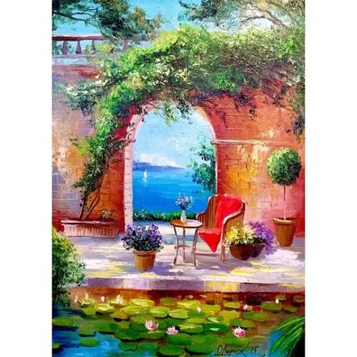 ENJOY Puzzle Meerblick durch den Bogen 1000 Teile