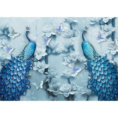 ENJOY Puzzle Blaue Pfaue 1000 Teile