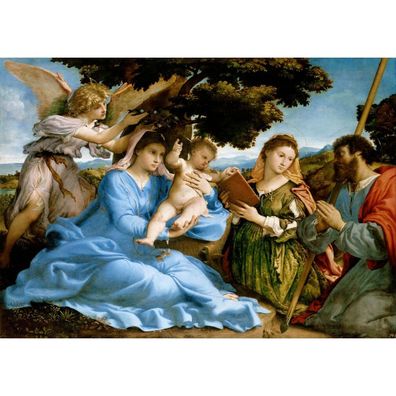 ENJOY Puzzle Madonna mit Kind, St. Katharina und Thomas 1000 Teile