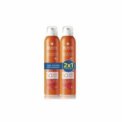 Rilastil Sun System Transparent Spray Wet Skinspf 50 2x200ml