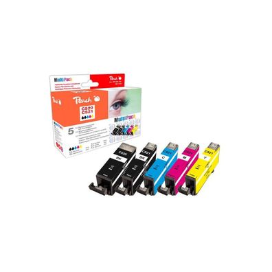 Peach Peach Patrone Canon PG-520/CLI-521 MultiPack bk, , , remanufactured