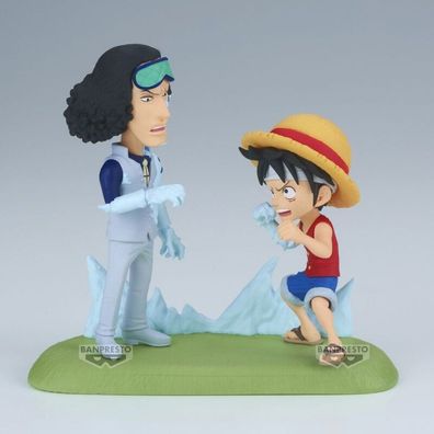 One Piece Welt Sammelfigur Log Stories Monkey D. Luffy vs Kuzan 9cm