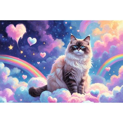 TREFL Puzzle Katzenhaus 160 Puppen
