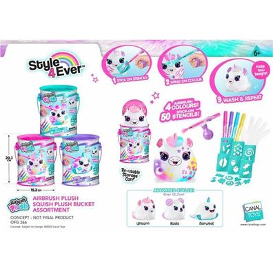 Canal Toys Canaltoys Squish Plush Bucket Assortment