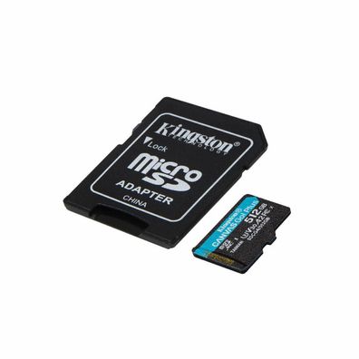 Kingston SD MicroSD Card 512GB Kingston SDXC Canvas Go Plus retail