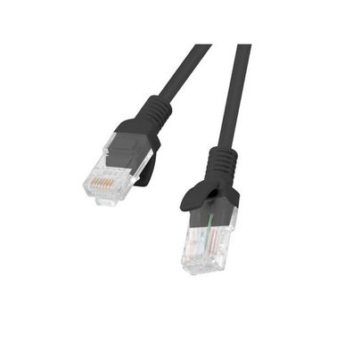 Lanberg Lanberg Patchkabel CAT.5E UTP 15m Fluke Zertifikat schwarz