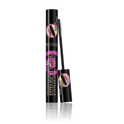 Eveline Extension 4D Extreme Volume Mascara verdickende Wimperntusche Schwarz 10ml