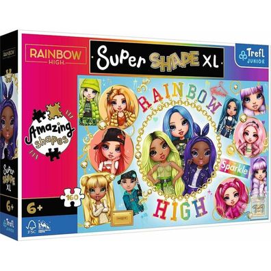 TREFL Puzzle Super Shape XL Rainbow High 160 Teile