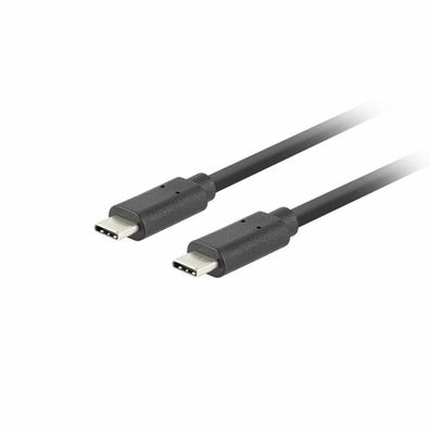 Lanberg Lanberg USB-C M/M 3.1 GEN 2 Kabel 1,8m 10GB/S PD100W schwarz