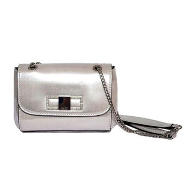 XBODY FLAP Kleine Crossbody Tasche Silber Für Frauen