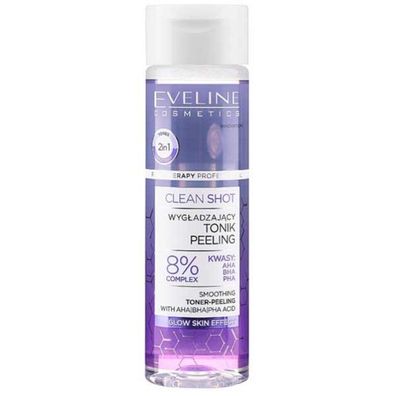 Eveline Clean Shot Gesichtspeeling-Toner 200 ml