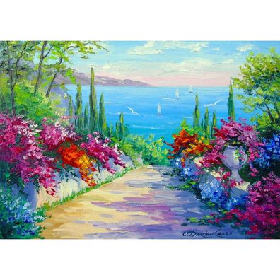 ENJOY Puzzle Sunny way to the sea 1000 Teile