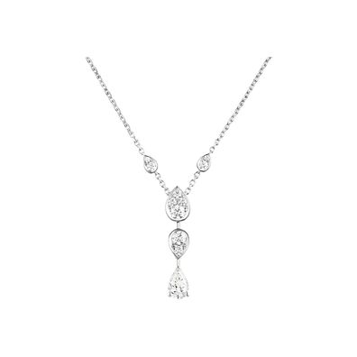 Chaumet – Joséphine RONDE D'AIGRETTES Halskette AUS Weissgold UND Diamanten – 083855