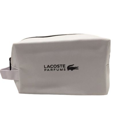 Lacoste Original Men`S Whitetoiletry Wash Pouch Shaving Bag