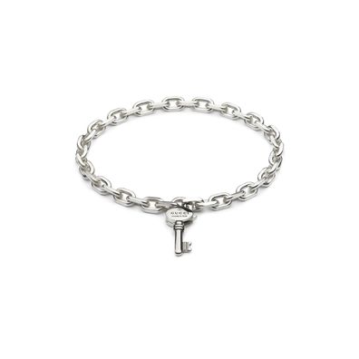 Gucci – YBA796345001 – Markenarmband aus Sterlingsilber mit Schlüsselmotiv und Gucci