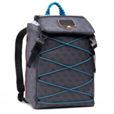 Salameda Polyester Backpack Blue Laptop Compartiment Unisex 14 x 11.5 x 5.5 cm