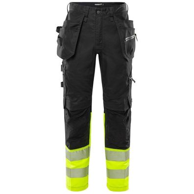 Fristads Warnschutzbekleidung High Vis Handwerker-Stretchhose KL 1 2906 Gwm 301441