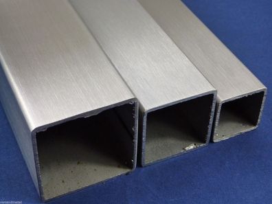 Edelstahl Kantenschutz Eckschiene 2000 oder 2500mm 60x60mm 3-fach gekantet