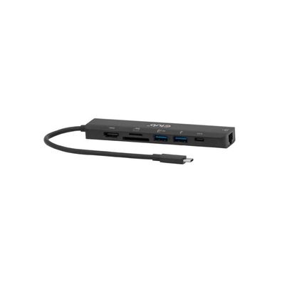 Club 3D Club3D USB-C 7in1-HUB > HDMI/2xUSB/USB-C/LAN 4K60Hz PD100W retail