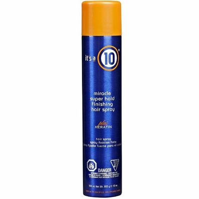 It's a 10 Miracle Super Hold Finishing Spray 334ml