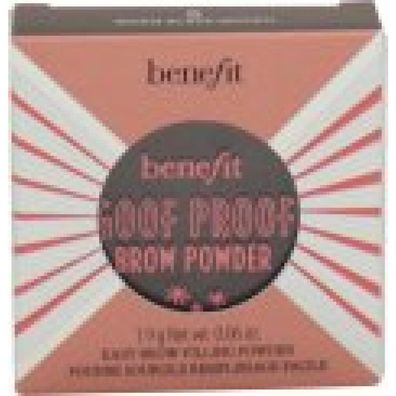 Benefit Goof Proof Brauenpuder 5 Warm Schwarz-Braun