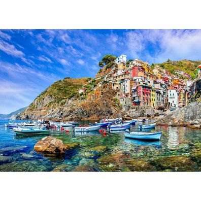 ENJOY Puzzle Riomaggiore, Cinque Terre, Italien 1000 Teile