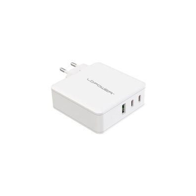 LC-Power USB-Ladegerät 110-240V für USB-C-/USB-A-Geräte