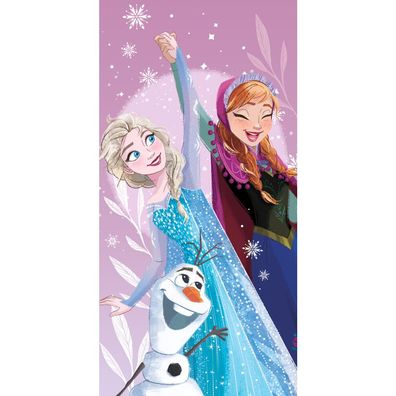 Disney Disney Eiskönigin Handtuch 70x140 cm für Mädchen schnelltrocknend lila