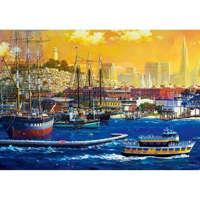 Castorland Puzzle Hafen von San Francisco 500 Teile