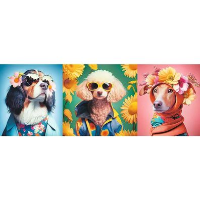 TREFL Panoramapuzzle Dog Fashion Week 500 Teile