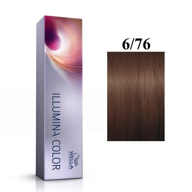 Illumina Color Permanentes Haarfärbemittel 6/76 Dunkelblond Violett Kastanie 60ml