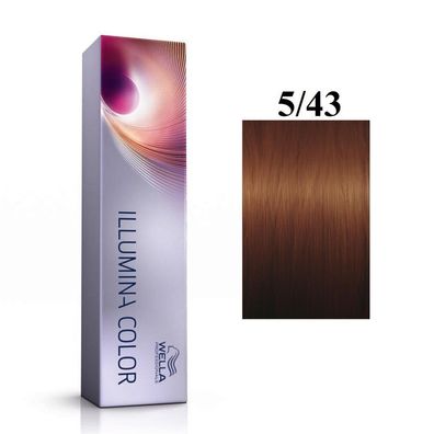 Illumina Color Permanentes Haarfärbemittel 5/43 Helles Kastanien-Goldrot 60 ml