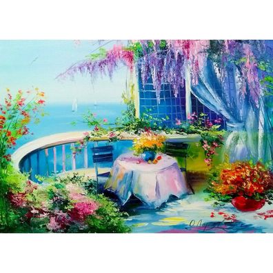ENJOY Blumen-Balkon-Puzzle 1000 Teile