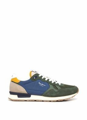 Pepe Jeans Brit Camp M - Olivine Grün Leder/Synthetik