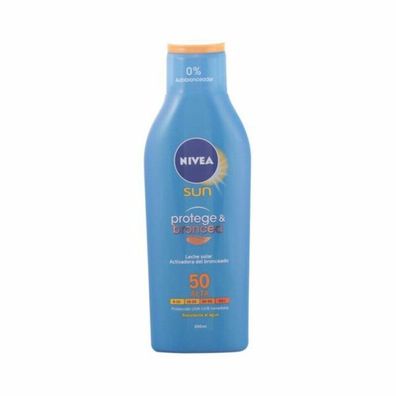 Nivea Sun Schutz And Bräune Sonnenlotion Spf50 200ml