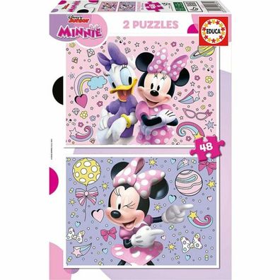 PUZZLE 2X48 TEILE. MINNIE